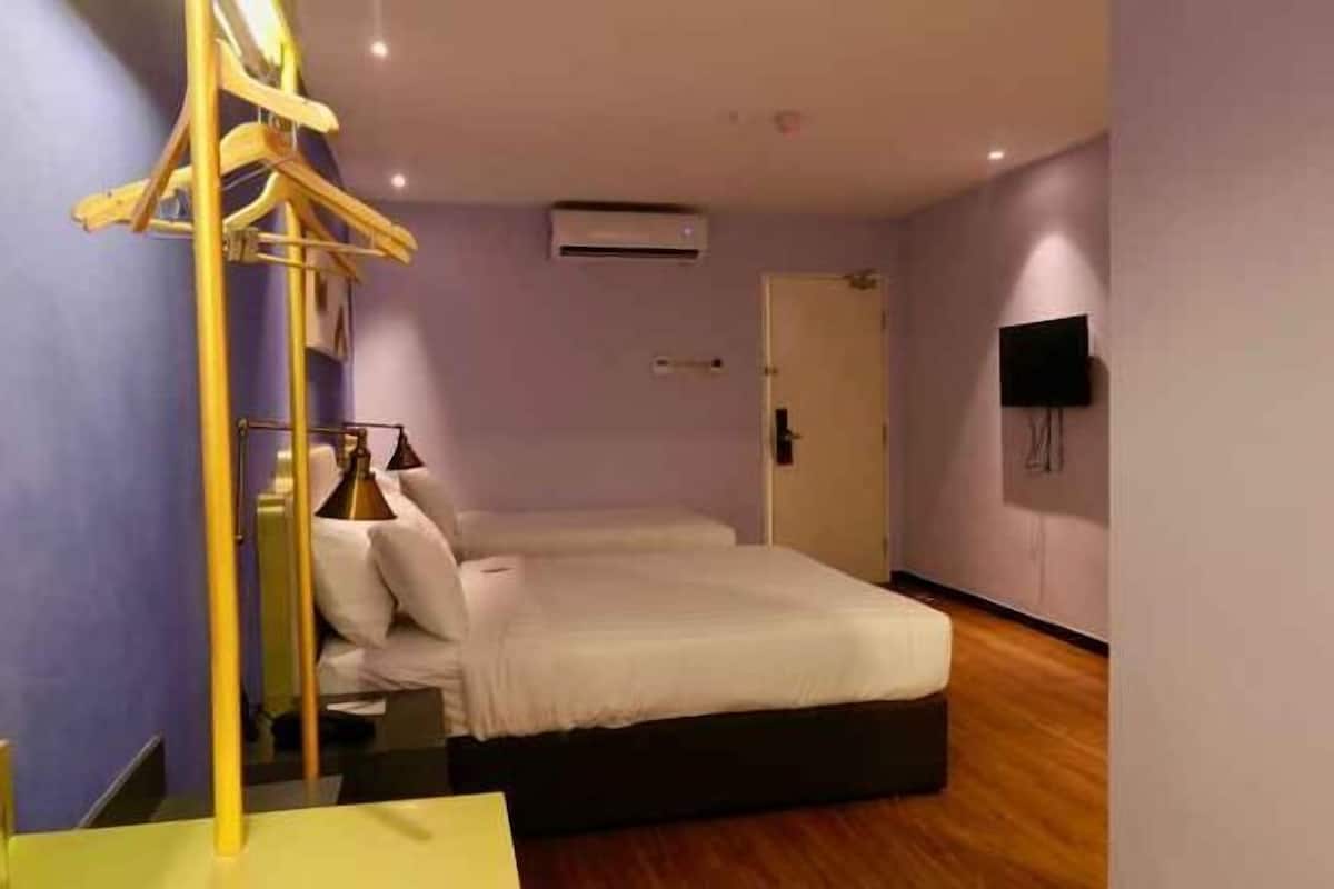 In-room safe, desk, laptop workspace, iron/ironing board