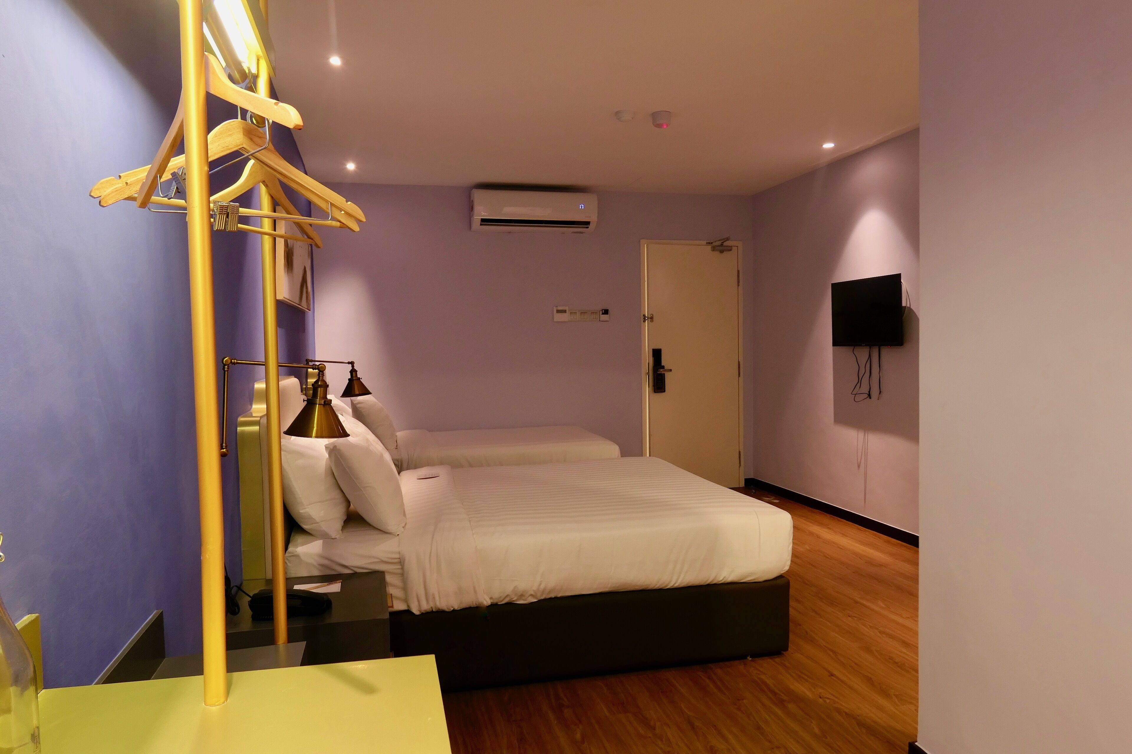 ambassador room | in-room safe, desk, laptop workspace, iron/ironing board