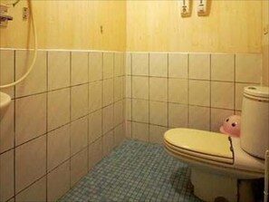 Ducha, artículos de higiene personal gratuitos y secador de pelo