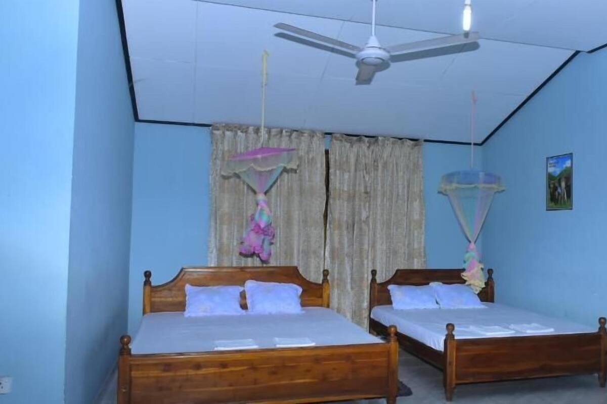 Down comforters, memory foam beds, iron/ironing board (on request)