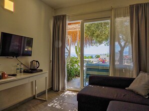 Family Studio Suite, Partial Sea View | Individually furnished, desk, laptop workspace, free WiFi - Oza Butik Hotel (Bodrum)