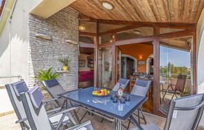 Apartment, 3 Schlafzimmer, Balkon, Meerblick (A6) | Terrasse/Patio