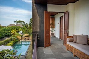Suite Balcony with Rice Field View | Balcony view - Paon Desa Ubud Hotel (Ubud)
