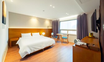 华丽双人房, 城市景观 | 免费 WiFi、床单