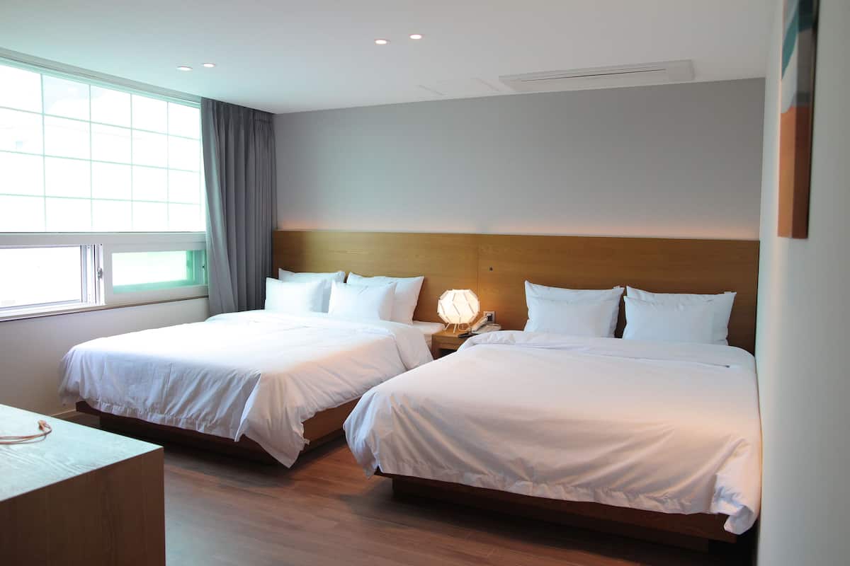 Deluxe Twin Room, City View | 1 bedroom, free WiFi, bed sheets
