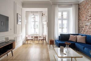 Living room - RentPlanet - Apartamenty Ruska (Wroclaw)