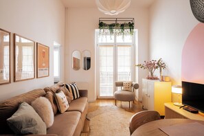 Living room - RentPlanet - Apartamenty Ruska (Wroclaw)