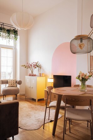 Living room - RentPlanet - Apartamenty Ruska (Wroclaw)