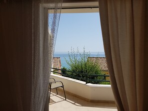 Apartment, 2 Bedrooms, Sea View | Balcony - Menigos Type A2R no90 Seaview 2 Bedroom (Corfu)