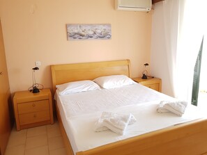 Apartment, 2 Bedrooms, Sea View | 2 bedrooms, cots/infant beds, free WiFi, bed sheets - Menigos Type A2R no90 Seaview 2 Bedroom (Corfu)