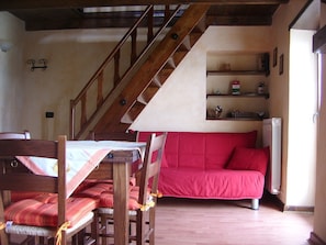 Apartment, 1 Bedroom (Ghiro) | Living area | TV - Agriturismo Al Pagan (Pigna)
