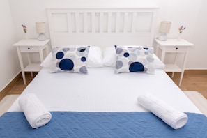 Desk, blackout curtains, free WiFi, bed sheets