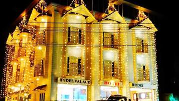 Front of property – evening/night