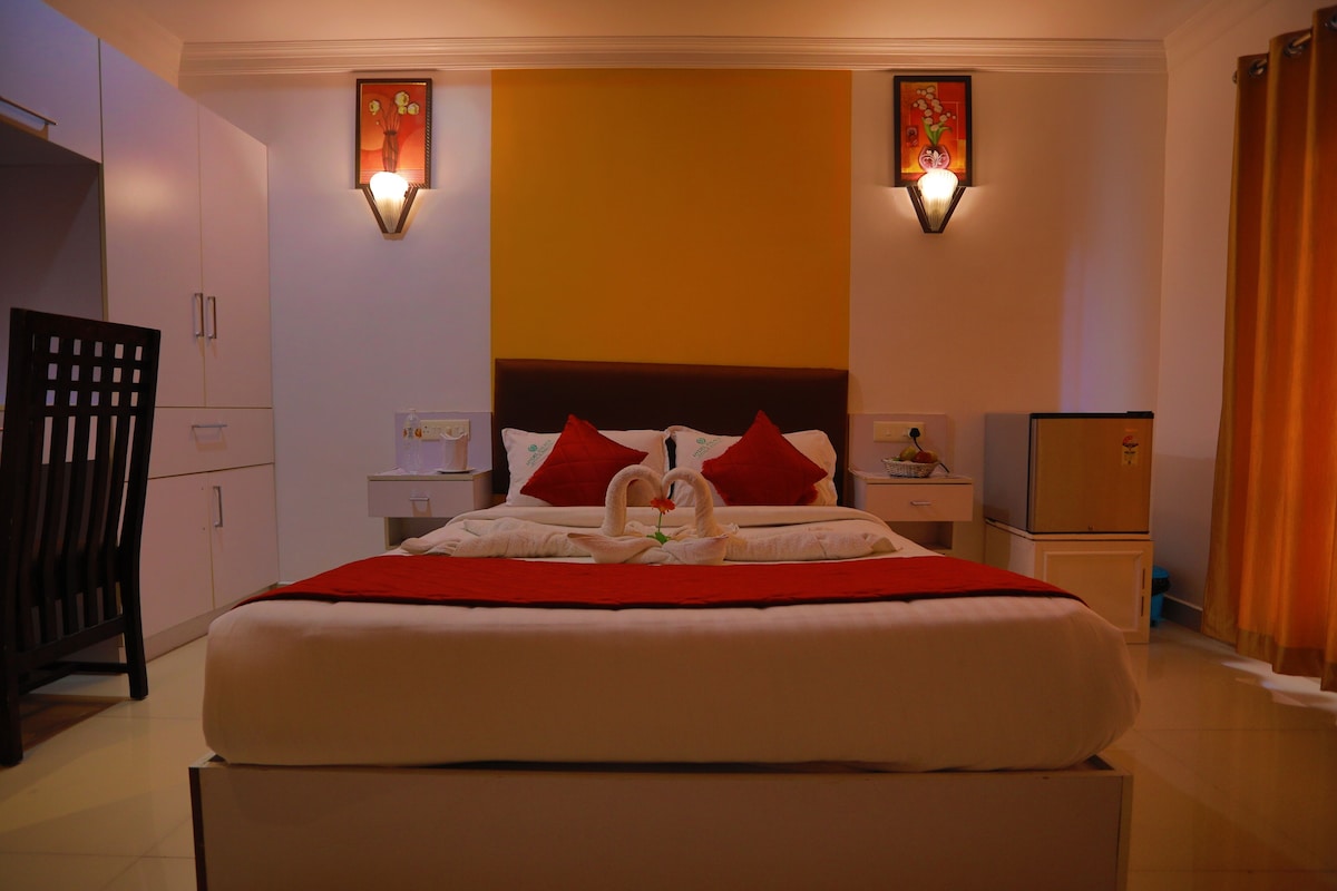 1 bedroom, desk, rollaway beds (surcharge), WiFi (free)