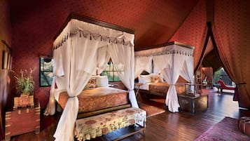 Tent, 2 Twin Beds | Premium bedding, in-room safe, iron/ironing board, bed sheets