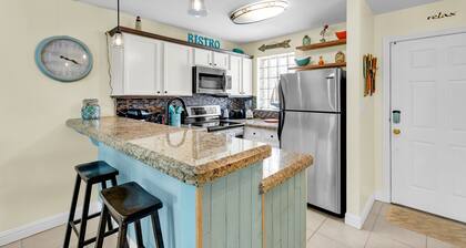 Easy short walk to the beach. Updated 2 Bedrooms Condo with Pool & Private Patio