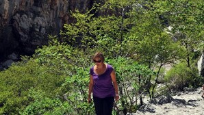 A rocky hiking trail with a person walking. - Room in Starigrad-Paklenica with WIFI (627-7) (Starigrad)