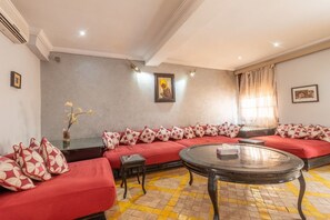 Villa, 3 Bedrooms | Living area | Flat-screen TV - Private Villa In Center (Marrakech)