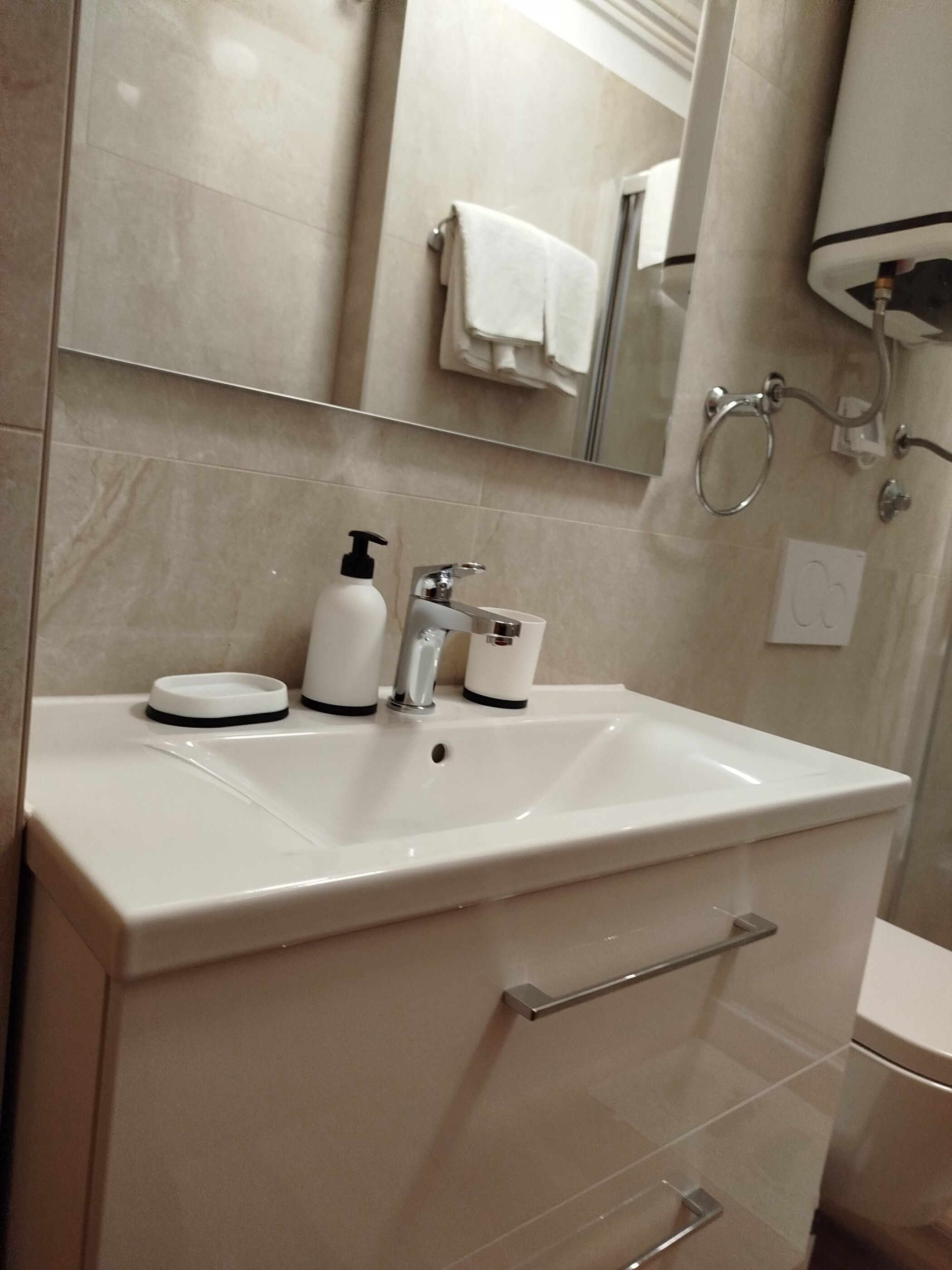 Appartement (A2) | Salle de bain | Serviettes fournies