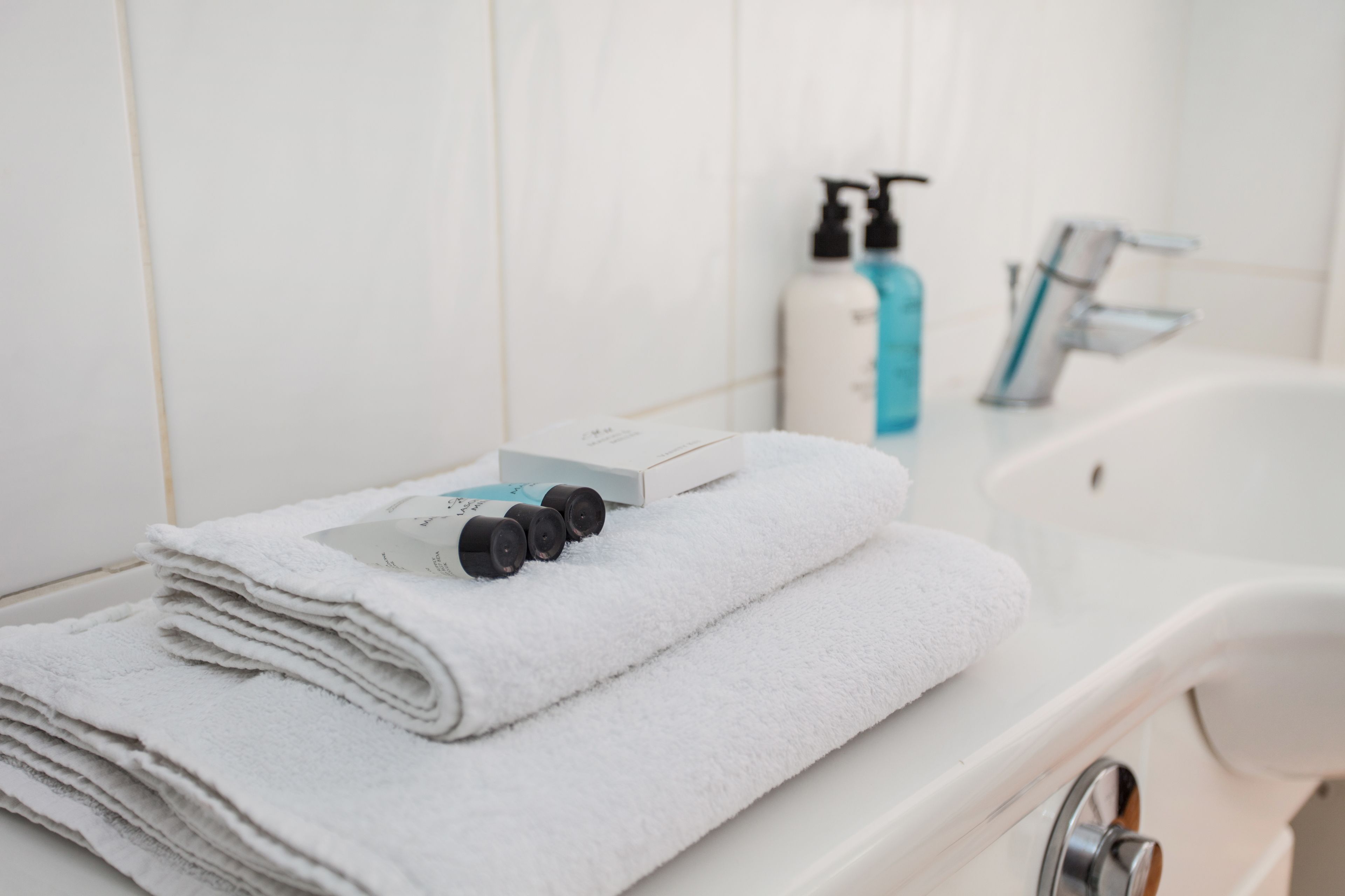 Basic Studio | Bathroom amenities | Shower, hair dryer, towels, toilet paper