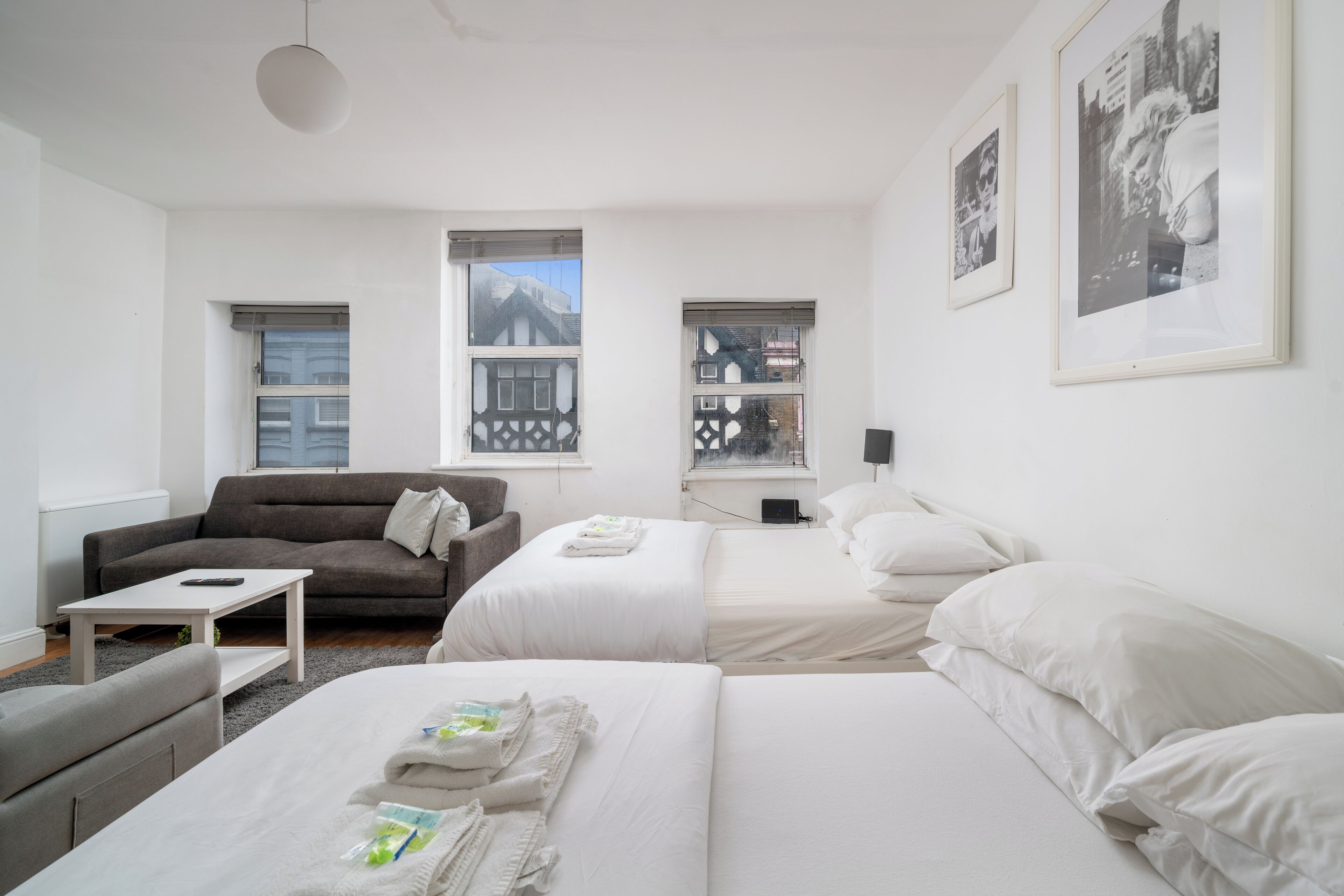 1 bedroom, individually decorated, individually furnished, soundproofing