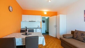 Apartment (A1) | Ruang tamu | TV skrin rata, pendiangan 