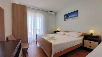 Appartement (A1) | 2 chambres, fer et planche Ă repasser, Wi-Fi gratuit, draps fournis