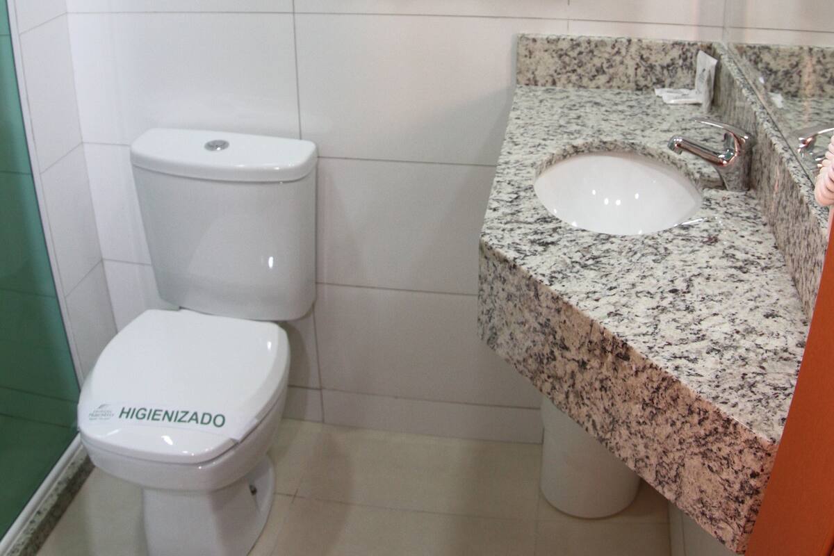 shower, bidet, towels, soap