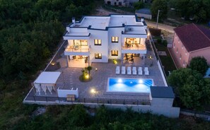 Aerial view - Apartments Residence Romance (Krk)