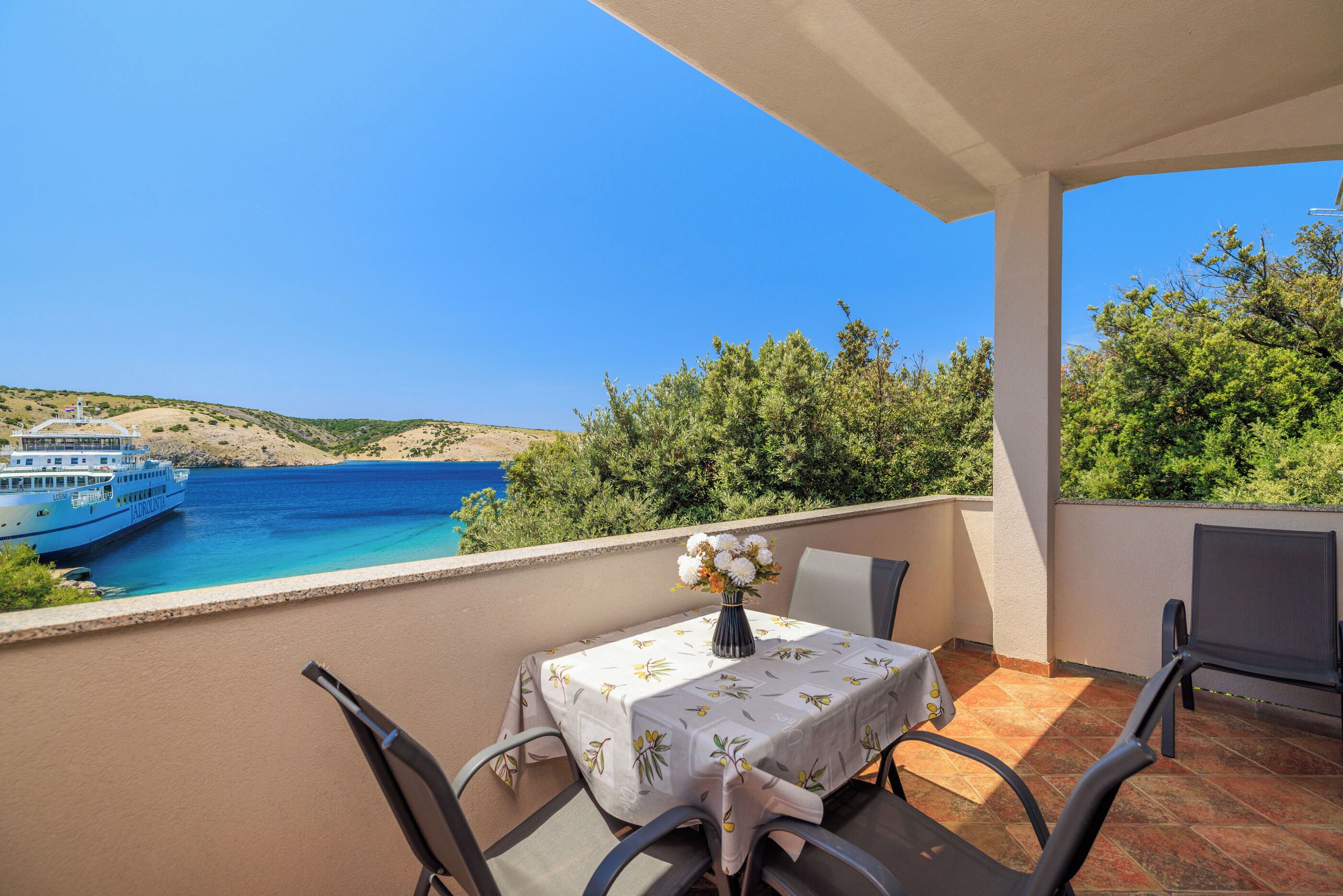 Apartment (A2) | Blick auf das Wasser