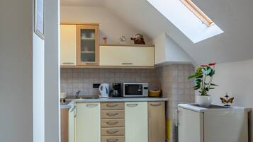 Cozinha privada | Geladeira, micro-ondas, cooktop, chaleira elétrica