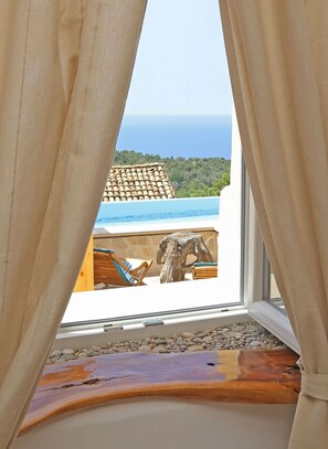 Villa | Living room | Fireplace - Villa Sea Star (Mljet)