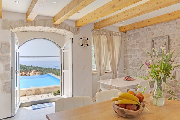 Villa | Private kitchen | Espresso maker, coffee/tea maker, fridge, oven