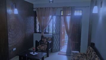 Coin salon dans le hall