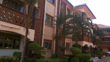 Voorkant van accommodatie