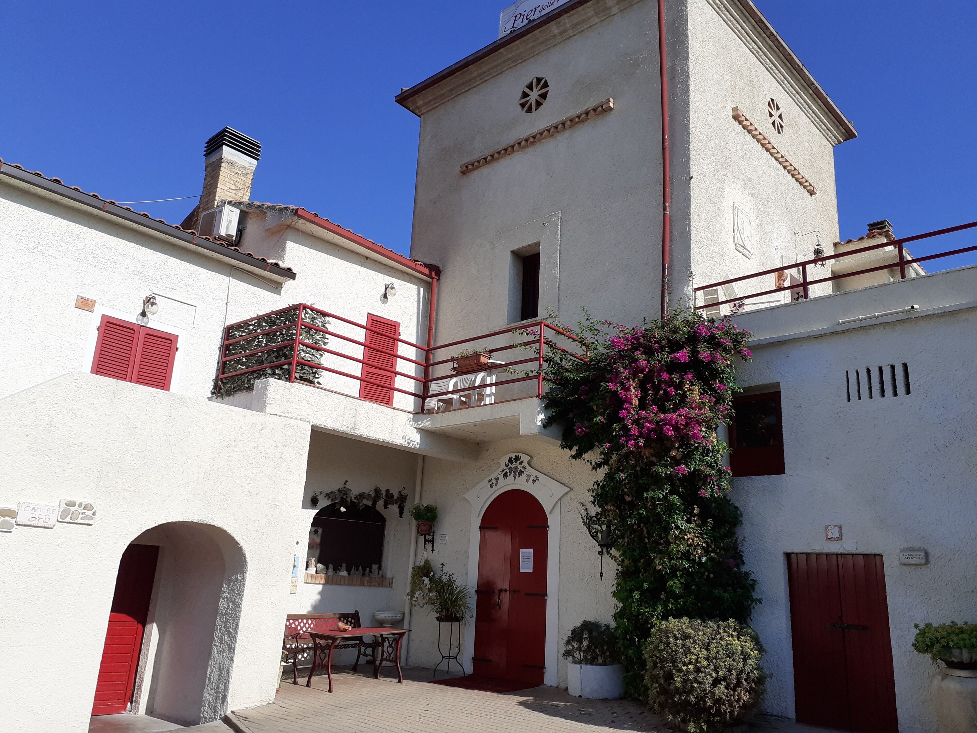 Fassade der Unterkunft