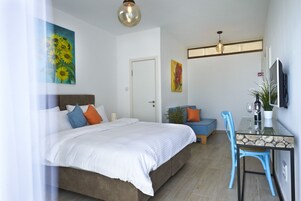 Iron/ironing board, cribs/infant beds, free WiFi, bed sheets