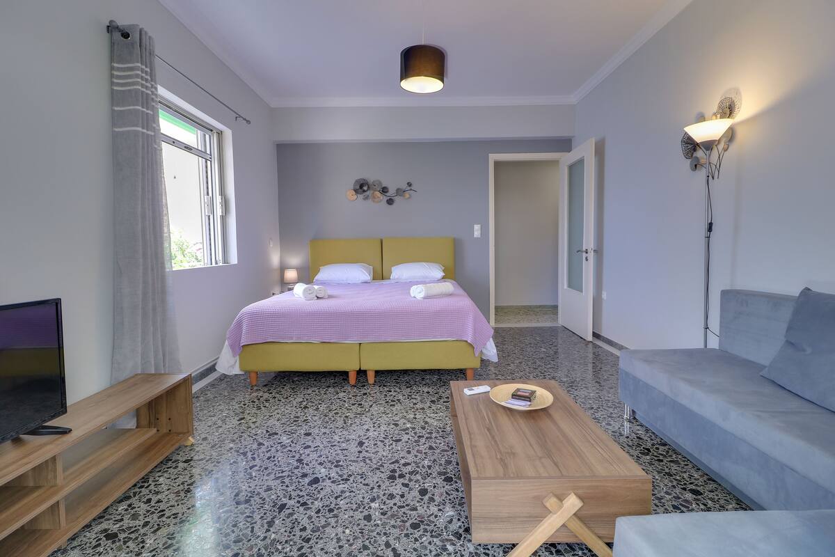 Apartamento, 2 habitaciones, balcón, vistas al patio (2) | Sábanas de algodón egipcio y ropa de cama de alta calidad