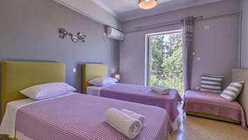 Appartamento, 2 camere da letto, balcone, vista cortile (2) | 1 camera, biancheria in cotone egiziano