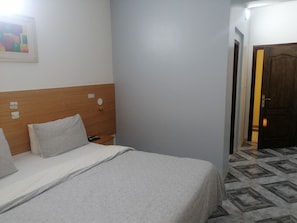 Double Room | Desk, blackout drapes, free WiFi, bed sheets