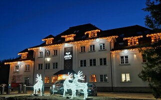 Front of property - evening/night