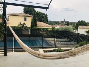 Outdoor pool - Beautiful house with pool (Le Pin)