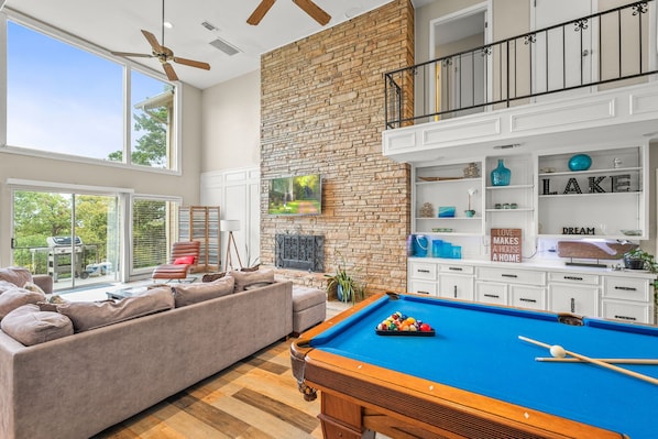 Smart TV, video games, table tennis