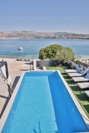 AuĂenpool, beheizter Pool