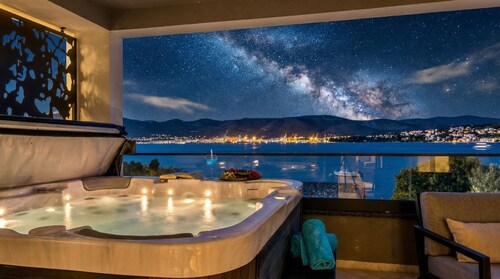 Luxe Seafront Villa Palace Al Nera 2 Pools, Private Chef & Luxury Experiences