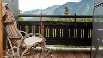 Blick vom Balkon