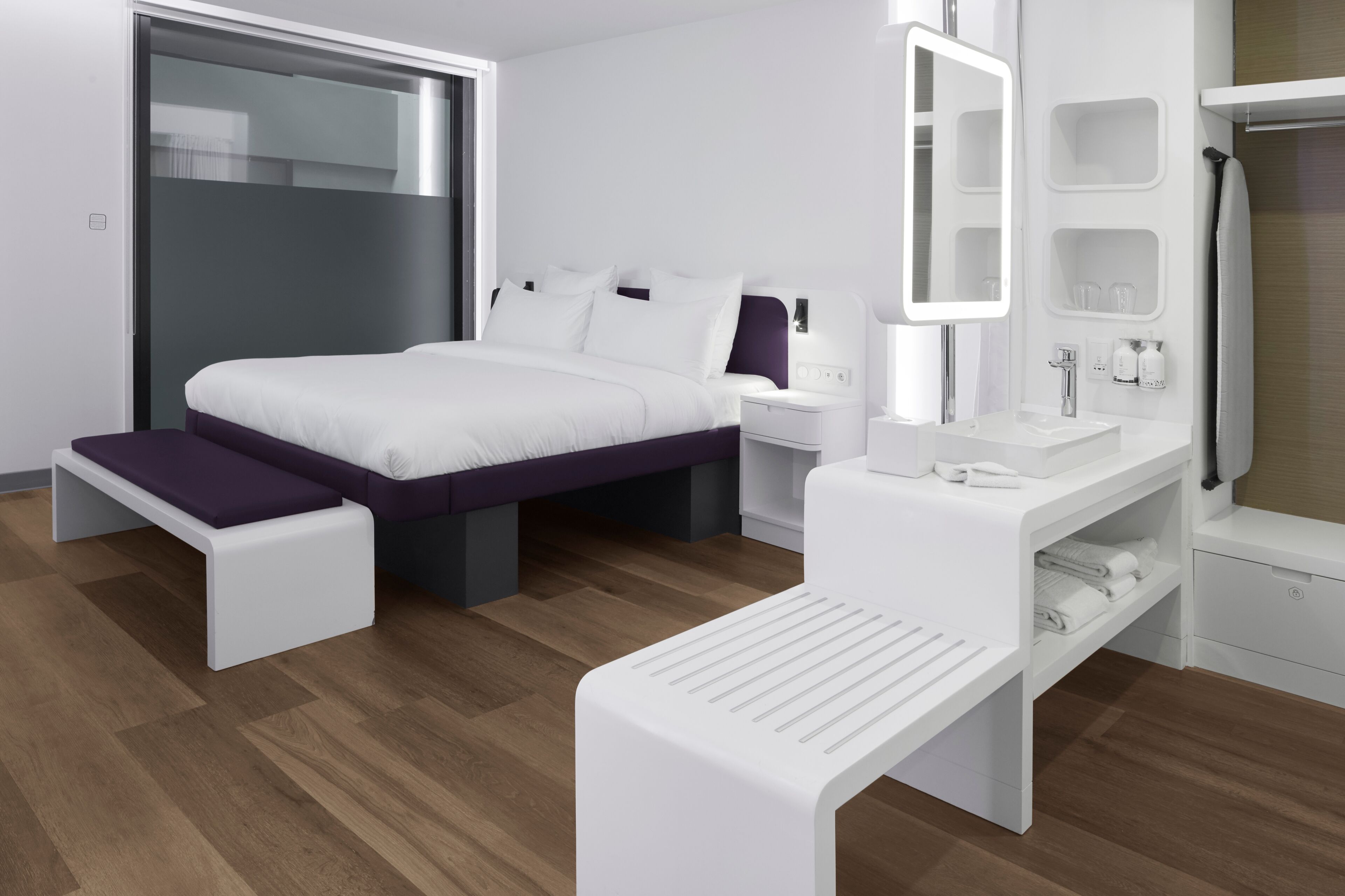 junior suite, kitchenette | 1 bedroom, premium bedding, memory-foam beds, laptop workspace