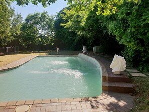 Deluxe Twin Room, Pool View | View from room - Horse's Neck Guest Lodge (Johannesburg)