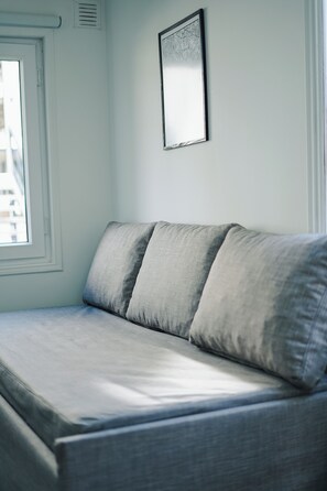 Ferienhaus, 1 Schlafzimmer (Gobernador Paz 2) | Wohnbereich | 42-Zoll-Smart-TV mit Kabelempfang, Netflix, Streaming-Dienste