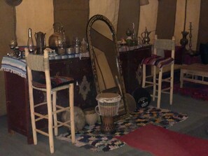 Interior detail - Majorelle Desert Camp (M'Hamid El Ghizlane)